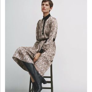 Lovely print shirt dress...NWT